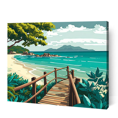 Paradise Pier (Diamond Painting) Diamond Painting kit