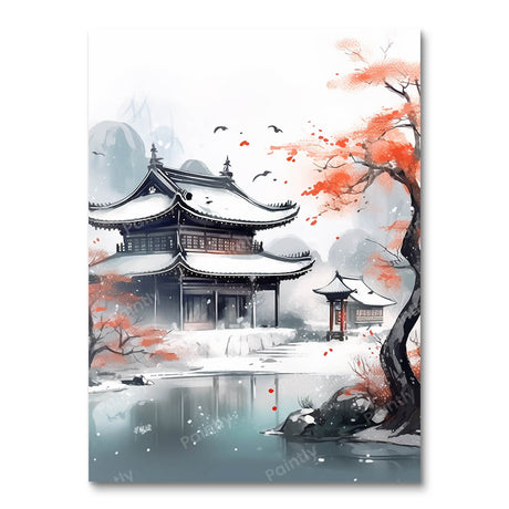 Chinese Vista I (Diamond Painting) Diamond Painting kit