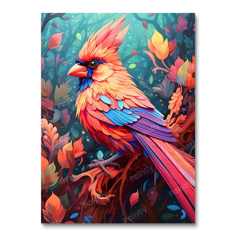 Vibrant Cardinal (Diamond Painting) Diamond Painting kit