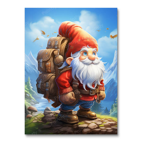 Gnomish Santa Trek People Paint by Numbers kit