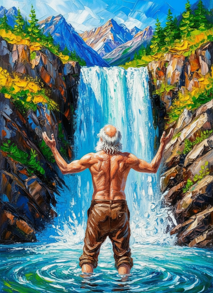 Return to the Falls (Board Canvas)