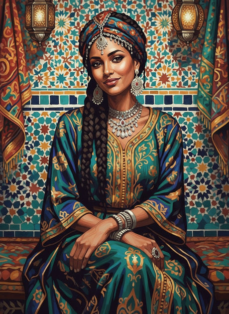 Desert Empress (Board Canvas) Paint by Numbers kit