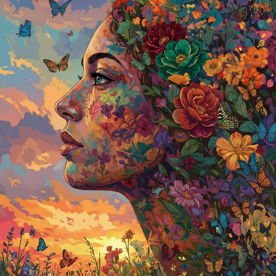 Blooming Spirit (Board Canvas)