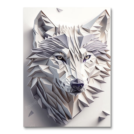 3D Wolf II 3D Paint by Numbers kit