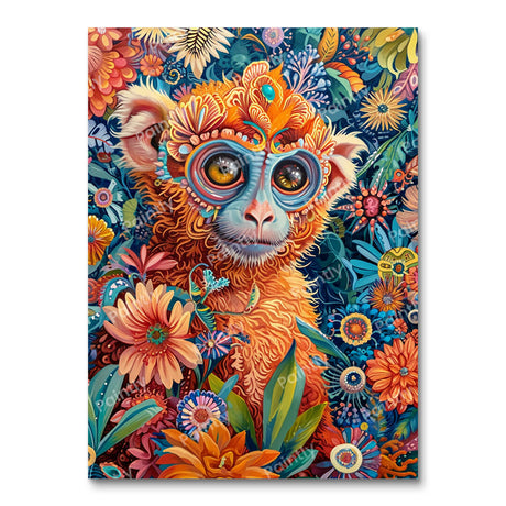 Trippy Lemur (Diamond Painting) Diamond Painting kit