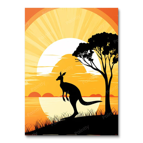 Solar Kangaroo II (Diamond Painting) Diamond Painting kit