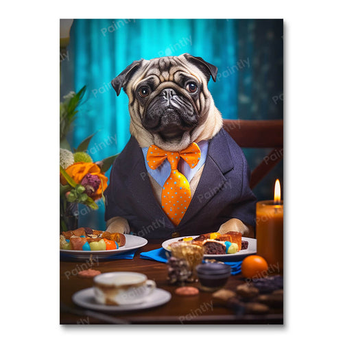 Chief Executive Pug (Diamond Painting)