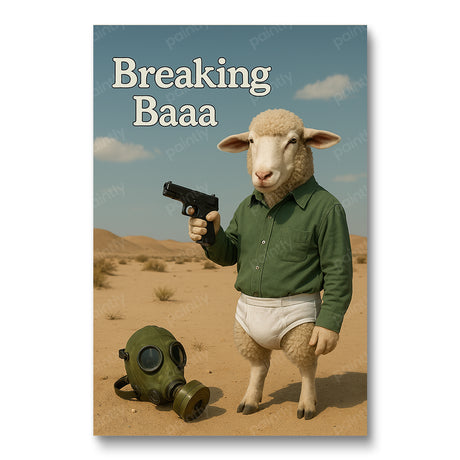 Breaking Baaa I (Diamond Painting) Diamond Painting kit