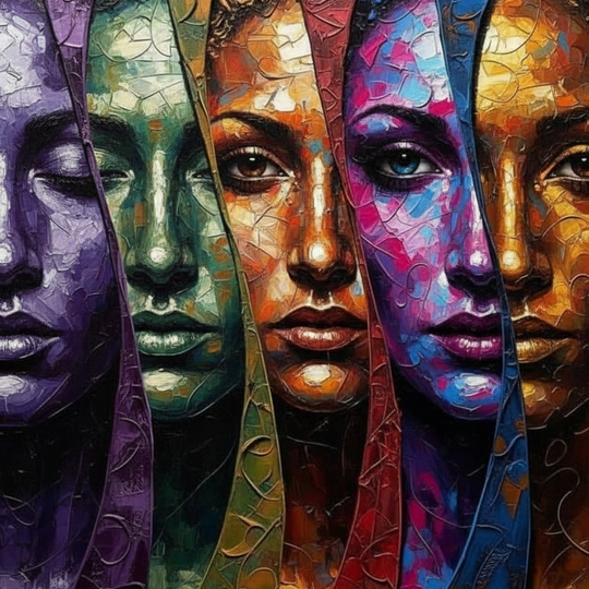 Spectrum of Her (Board Canvas) Paint by Numbers kit