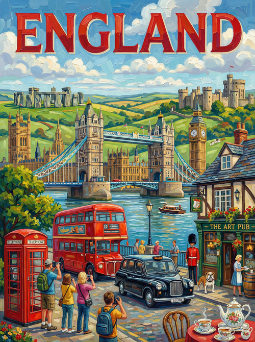 London Timeless Icons (100 Color Diamond Painting)