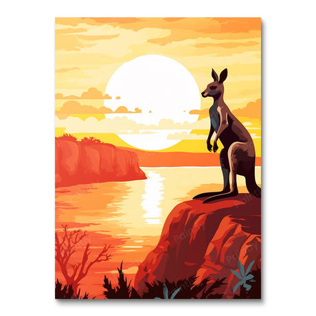 Solar Kangaroo (Diamond Painting) Diamond Painting kit
