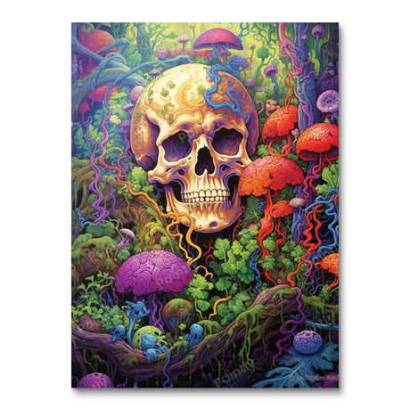 Wet and Wild Skull Psychedelia (Diamond Painting) Diamond Painting kit