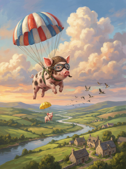 Skyborne Little Aviators (Diamond Painting) Diamond Painting kit