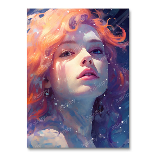 Luminous Locks Girl