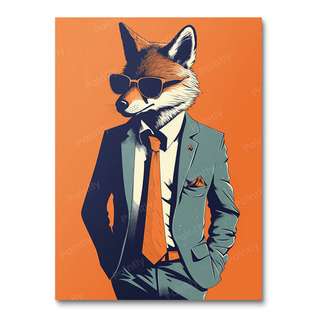 Sleek Fox (Diamond Painting) Diamond Painting kit