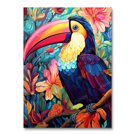 Vibrant Toucan (Diamond Painting) Diamond Painting kit