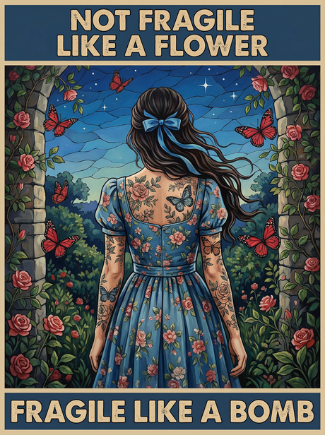 Blooming Strength (Diamond Painting) Diamond Painting kit