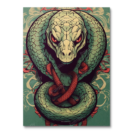 Tongue-in-Cobra (Diamond Painting) Diamond Painting kit
