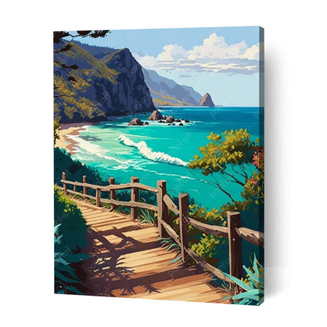 Paradise Pier IV (Diamond Painting) Diamond Painting kit