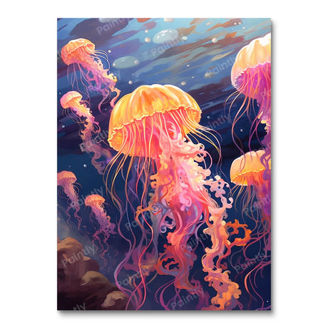Luminous Jellyfish (Diamond Painting) Diamond Painting kit