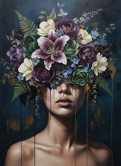 Bloom Reverie (Board Canvas) Paint by Numbers kit