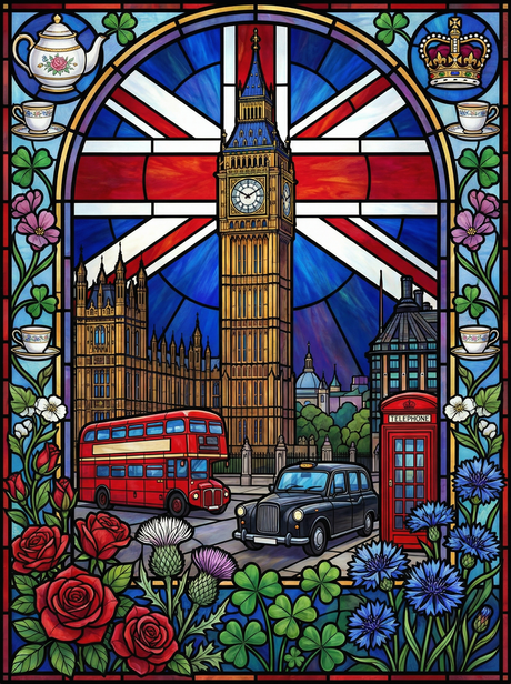 London Big Ben Pride (100 Color Diamond Painting) Diamond Painting kit
