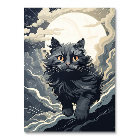 Tempestuous Cat (Diamond Painting) Diamond Painting kit