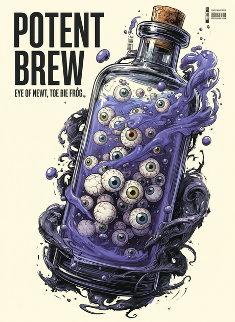 Potent Brew (Board Canvas) Paint by Numbers kit