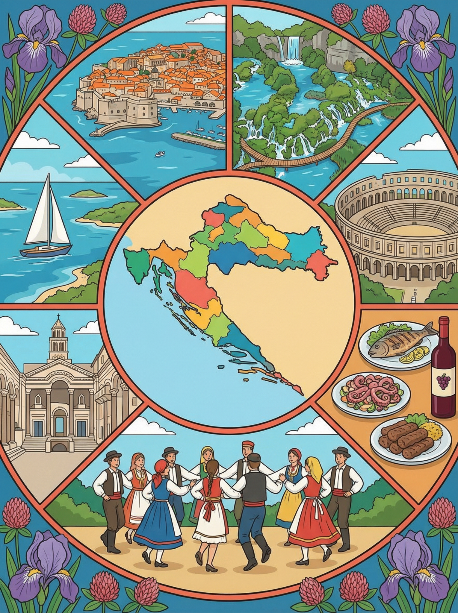 Croatia Coastal Heritage (Diamond Painting) Diamond Painting kit