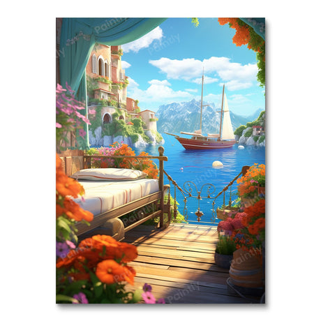 Bedroom by the Bay II (Diamond Painting) Diamond Painting kit