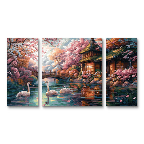 A Grandiose Japanese Dream Multi Paint by Numbers kit