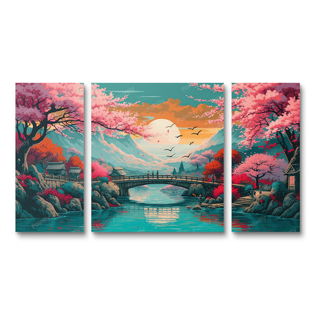 Sakura Serenity Multi Paint by Numbers kit