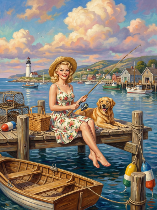 Harbor Day Serenity (Diamond Painting) Diamond Painting kit
