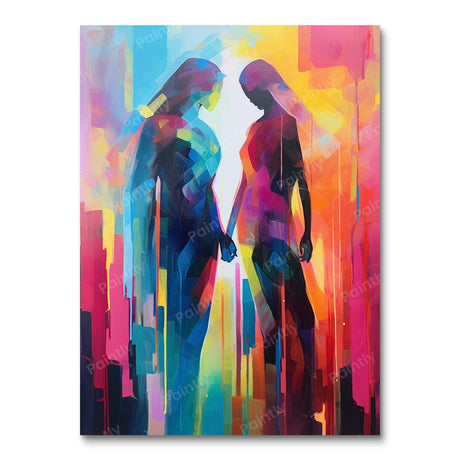 Abstract Love Story (Diamond Painting) Diamond Painting kit