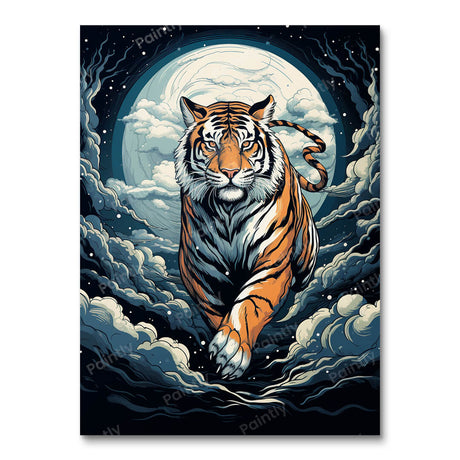 Tiger Tempest (Diamond Painting) Diamond Painting kit