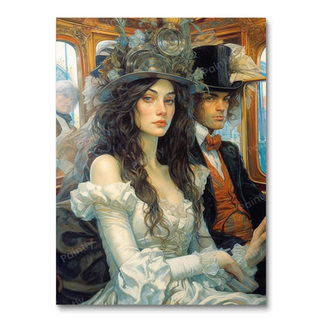Carriage Courtship (Diamond Painting) Diamond Painting kit