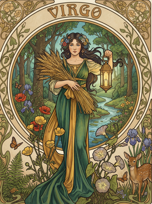 Virgo Harvest Maiden (Diamond Painting) Diamond Painting kit