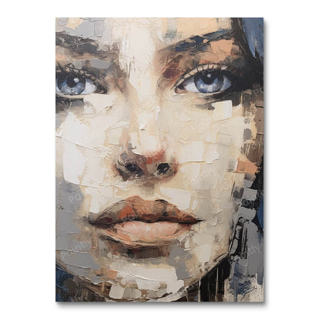 Pixelated Purity Lustrous Lady (Diamond Painting) Diamond Painting kit