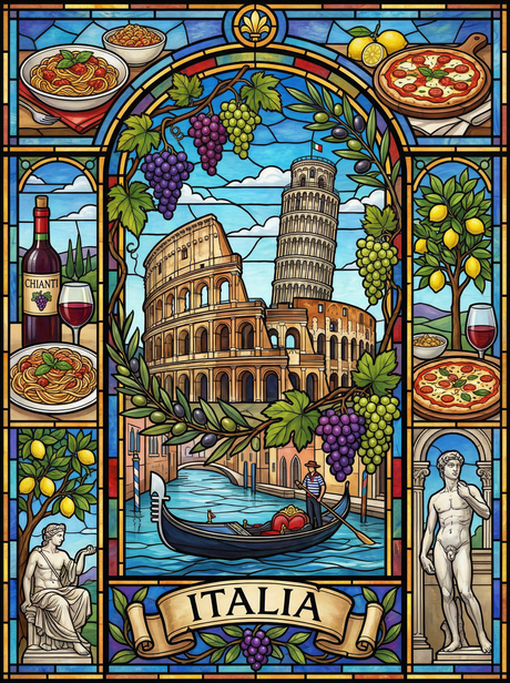 Italia Treasures (Diamond Painting) Diamond Painting kit