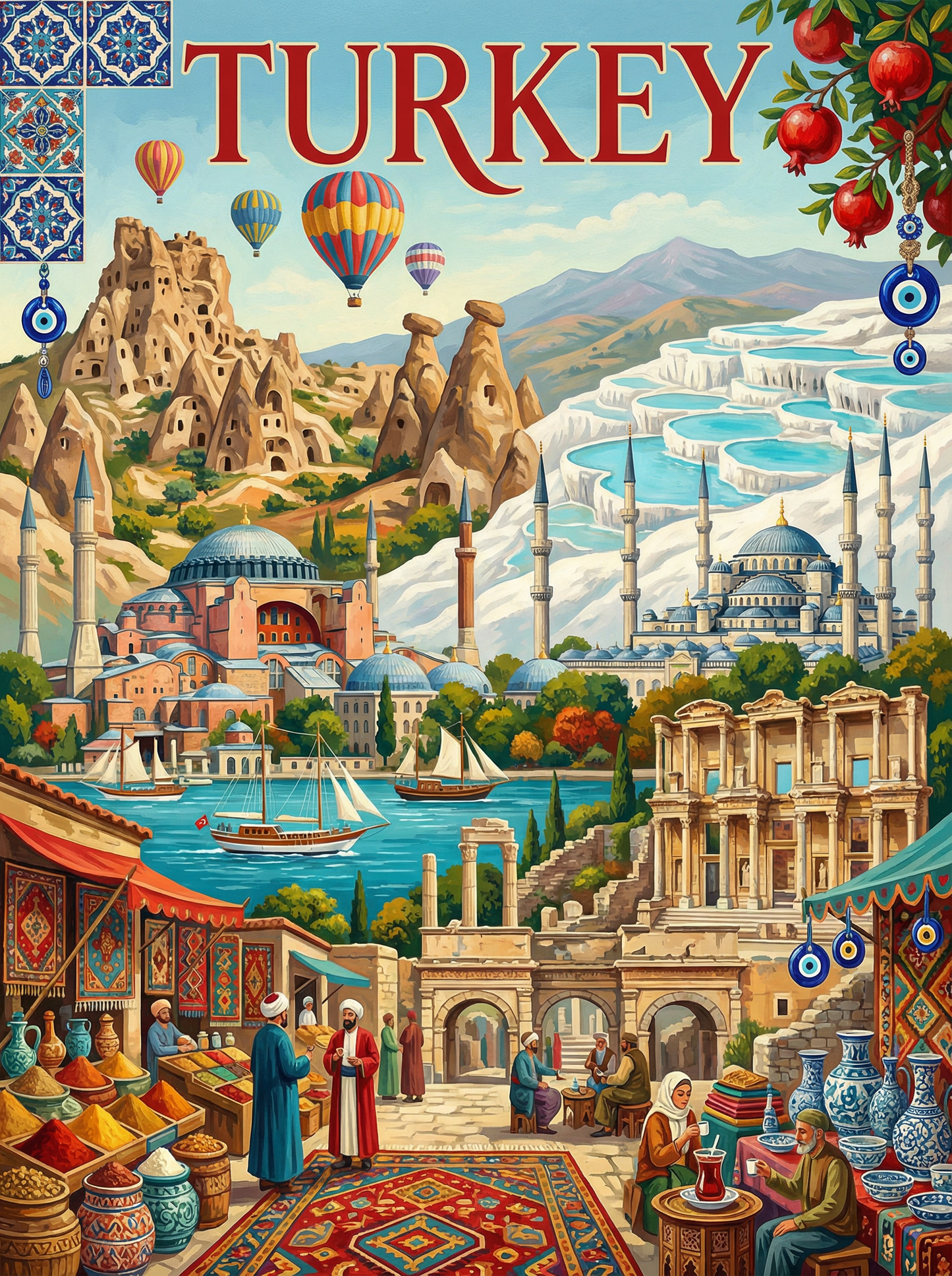 Turkey Cultural Horizons (Diamond Painting) Diamond Painting kit