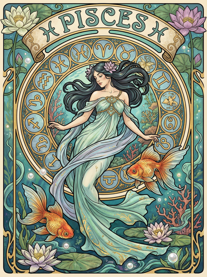 Pisces Ocean Spirit (Diamond Painting) Diamond Painting kit