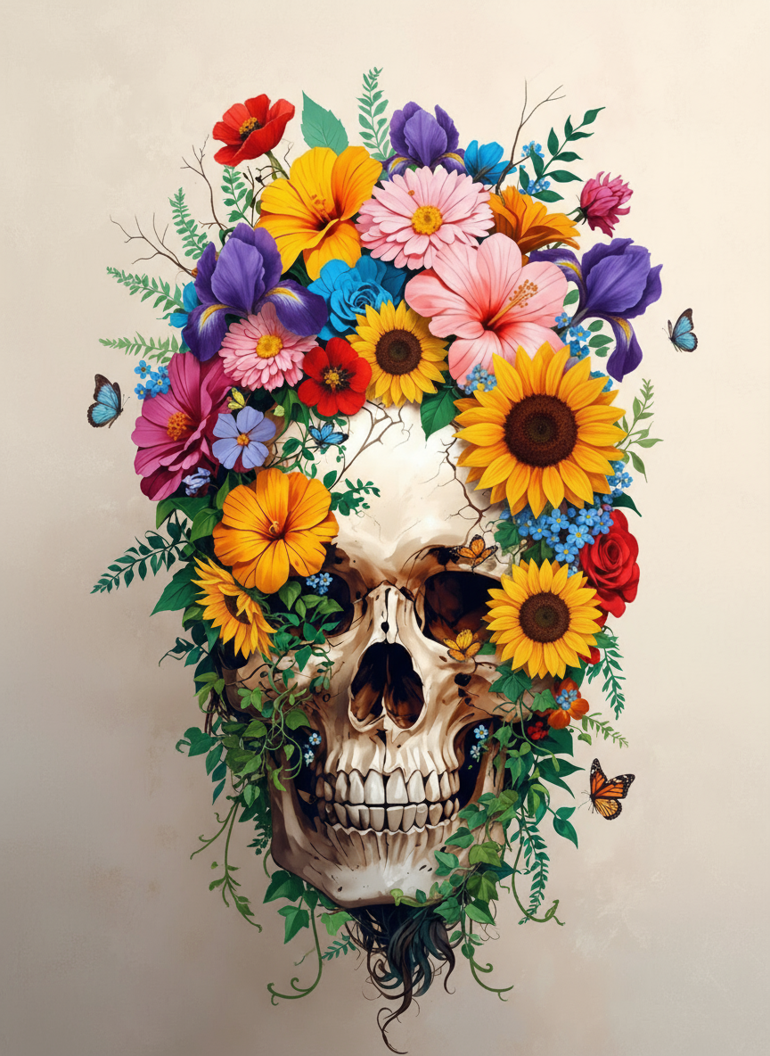 Eternal Bloom (Board Canvas)