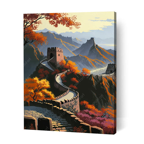 The Great Wall of China I (Diamond Painting) Diamond Painting kit