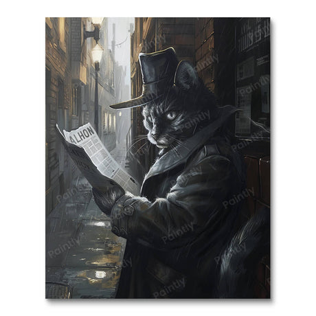 Cat Detective (Diamond Painting) Diamond Painting kit