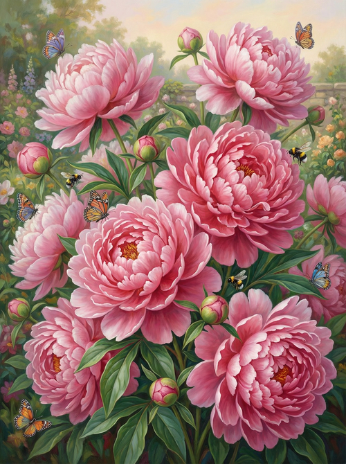 Garden Bloom Harmony (Diamond Painting)