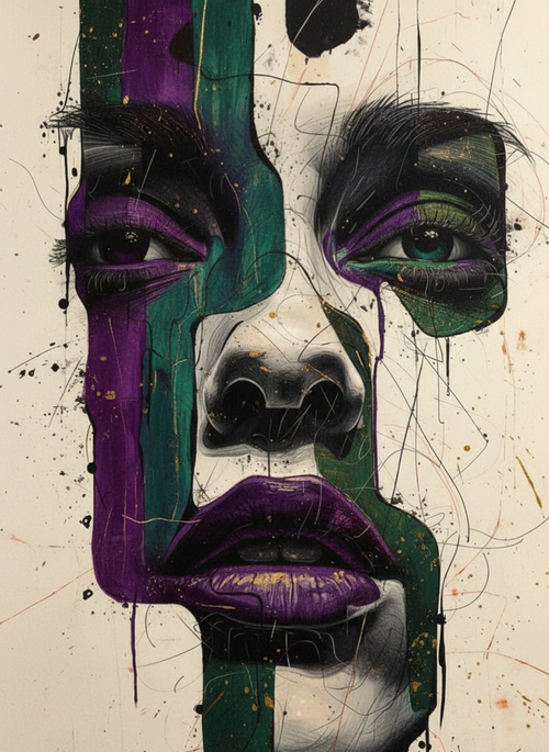 Emerald Veins (Board Canvas)