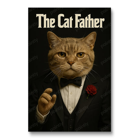 The Cat Father (Diamond Painting) Diamond Painting kit