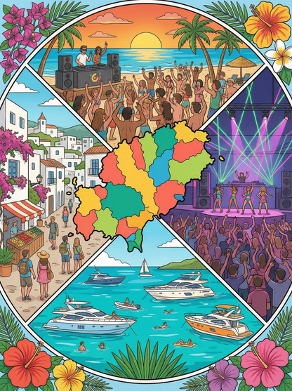 Ibiza Island Vibes (Diamond Painting) Diamond Painting kit