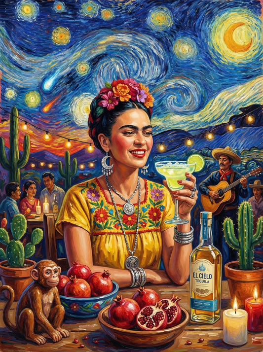 Frida Night Fiesta (100 Color Diamond Painting)