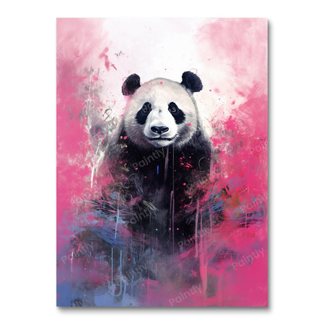Dripping Panda (Diamond Painting) Diamond Painting kit